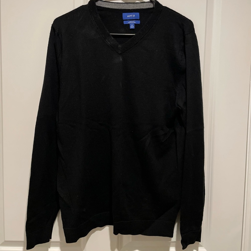 Apt 9 Merino blend Soft Flex V neck Sweater